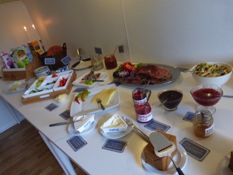Petrines Gjestgiveri breakfast